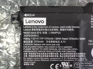 54WH L18M4PG0 battery for Lenovo Yoga Chromebook C630 C340-15