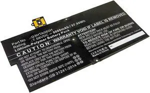 38.2WH G3HTA056H battery for Microsoft Surface Book 7nd generation keyboard base