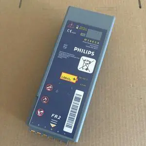 M3863A OEM Battery for Philips FR2 Heartstart AED Defibrillator  12V 4.2Ah Li-ion (Compatible with M3860A, M3861A, M3840A)  1 Year Warranty