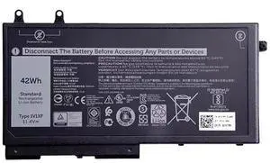 Premium 451-BCLI Replacement Battery for Dell Latitude 5400/5410/5500/5510 & Precision 3540/3550 Series - 42Wh High Performance (11.4V Li-ion) - Compatible with 0XV8CJ 1V1XF 7VTMN R8D7N Models