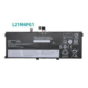 Premium L21M4PG1 Replacement Battery for Lenovo ThinkPad L13 Gen 3-5 & X1 Carbon 12th Gen Series - 46Wh High Performance (15.36V Li-ion) - Compatible with L21L4PG1 L21C4PG1 L21D4PG1 Models