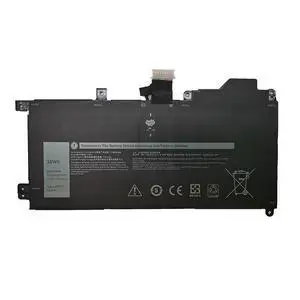 Premium 1FKCC 451-BCLQ Battery for Dell Latitude 7200/7210 2-in-1 Series - 38Wh High Performance (7.6V Li-ion) - Compatible with D9J00 09NTKM T5H6P KWWW4 Models
