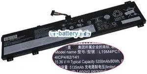L19M4PC1 Replacement Laptop Battery for  Lenovo  L19C4PC1   R7000  SB10W86193 SB10W86198  15.36V  5350mAh  60Wh