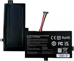 New C21N1518 38WH 7.6V Replacement Battery for VivoBook Flip TP501UB Laptop
