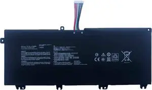 B41N1711 B41Bn95 B41Bn9H Laptop Battery Replacement for FX503VM FX63VD GL703GE-ES73 GL703VD-1A ROG Strix GL503 GL503VM GL703VD ZX63V Series(15.2V 64Wh)