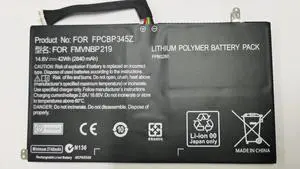 New 42Wh FMVNBP219 FPCBP345Z FPB0280 Battery For Fujitsu LifeBook UH572 UH552