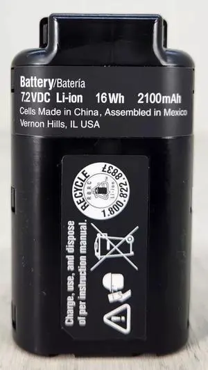 Paslode 902654 Li-Ion 7.4V 2100mAh 16Wh Rechargeable Battery Pack for CFN325XP