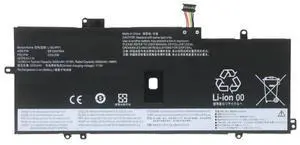 L18M4P72 51Wh Battery for Lenovo ThinkPad X1 Carbon 7th/8th Gen & X1 Yoga 4th/5th Gen  L18L4P71, L18C4P71, 02DL006  Li-ion 15.36V 4-Cell Laptop Battery