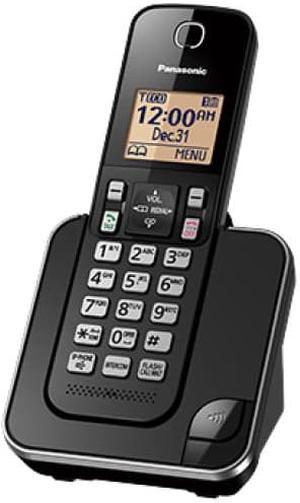 Panasonic KXTGC380CB Single Handset Cordless Phone system