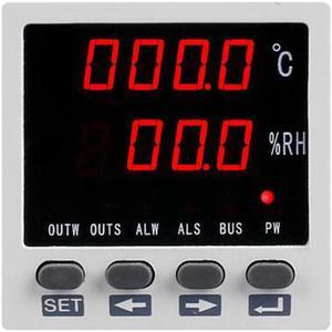 ELE-301-GD-T High Accuracy LCD Digital Thermometer Hygrometer Electronic Temperature Humidity Meter Clock AC220V 2m cable