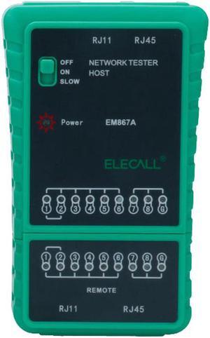 New Arrival EM867A RJ11 RJ45 Cat5 Cat6 Telephone Wire Tracker Tracer LAN Network Cable Tester Detector Line Finder