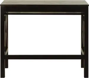Casual Home Montego Folding Desk with Pull-Out Tray-Espresso