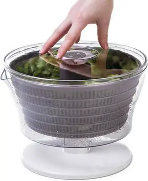 Progressive PL8-1700 4 Quart Presse Salad Spinner Mixer Tosser PL8