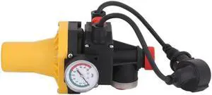 Automatic Water Pump Pressure Switch Shortage Protective Pressure Control Switch Electronic Switch With Pressure Gauge
