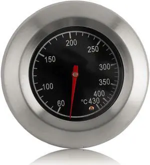 Round Stainless Steel Oven Food Cooking Baking Double Metal Thermometer Household Temperature Gauge 60-430 Degrees Celsius
