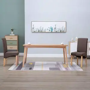 vidaXL Swivel Chair 360 Degrees Swivel Accent Chair with Arms Taupe Fabric