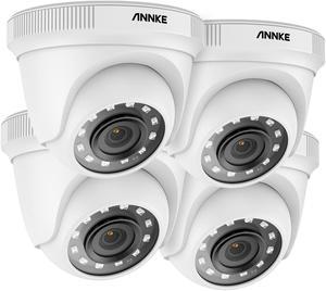 ANNKE 1080p Full HD TVI Turret CCTV Security Camera with Night Vision,IP66 Waterproof for All Scenarios