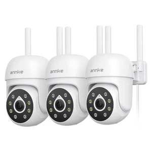 ANNKE 5MP Outdoor Security Camera, 360° Pan/Tilt, Plug-in WiFi Camera,3-Pack ANNKE 5MP Outdoor Security Camera, 360° Pan/Tilt, Plug-in WiFi Camera,3-Pack