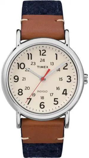 Timex Weekender Patterned 38mm Fabric Strap |Blue| Casual Watch TW2R42000 Timex Weekender Patterned 38mm Fabric Strap |Blue| Casual Watch TW2R42000