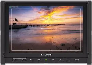 LILLIPUT 339 - 7" 1280x800 IPS Camera-top Monitor with HDMI & AV inputs with built in battery and option for using external battery +2600mah battery
