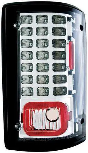 IPCW LEDT-502CS Ford Econoline 1995 - 2012 Tail Lamps, LED Platinum Smoke