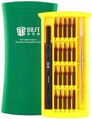 BESBEST BST - 8930A Magnetic 22-in-1 Screwdriver Repair Kit - Clover Green