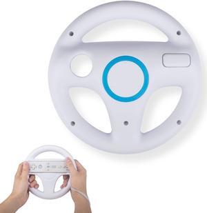 Restored Nintendo Wii Console Mario Kart Wii and Wheel - White (Refurbished)
