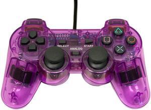 Transparent Purple Controller for Playstation PS1 PS2 by Mars Devices