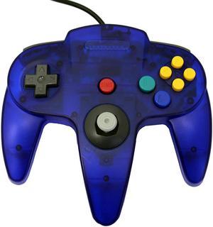 Transparent Blue Replacement Controller for Nintendo N64 by Mars Devices