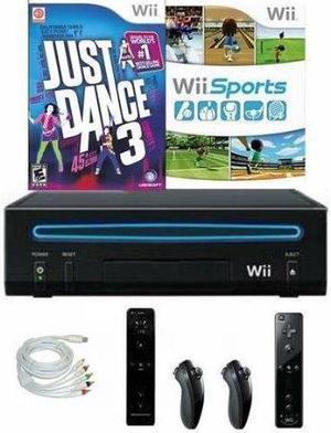 Nintendo Wii Console & Controller Bundle - Black - Gaming Restored