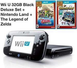 Wii U 32GB Deluxe Console With Gamepad Nintendo Land The Legend Of Zelda: The Wind Waker