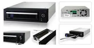 ICY DOCK MB876SK-B Aluminum 3.5" SATA I, II & III Hard Drive Mobile Rack Enclosure ICY DOCK MB876SK-B Aluminum 3.5" SATA I, II & III Hard Drive Mobile Rack Enclosure