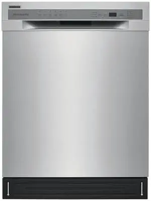 Frigidaire FFBD2420US 24" Built-in Dishwasher with Stainless Steel Drum 14 Place Settings 4 Cycles in Stainless Steel Frigidaire FFBD2420US 24" Built-in Dishwasher with Stainless Steel Drum 14 Place Settings 4 Cycles in Stainless Steel