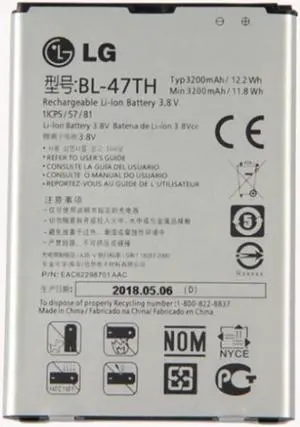 Replacement Battery for LG G Pro 2 F350L F350S/K D838 D830 D837 VS880 Battery, BL-47TH