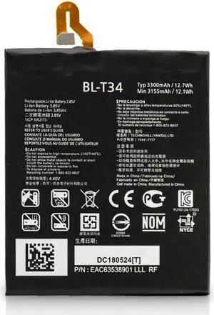 Replacement Battery for LG V30 Battery, BL-T34