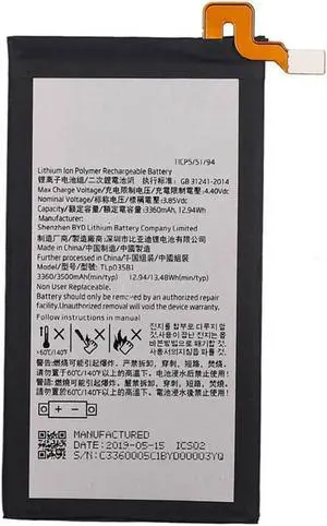 Replacement Battery for Blackberry Key2 Keytwo Battery, TLp035B1