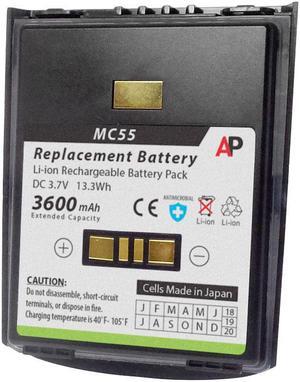Replacement Battery for Motorola/Symbol MC55 & MC65 Series. 3600mAh Extended