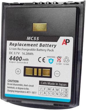 Replacement Battery for Motorola/Symbol MC55/MC65 Series. 4400mAh Super Extended