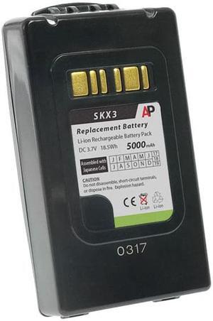 Replacement Extended Battery for Datalogic / PSC Skorpio X3 Scanners. 5200 mAh