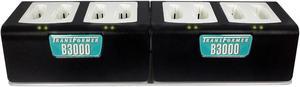 Transformer 8-Bay Battery Charger for Vocera B3000 batteries. Power Supply included