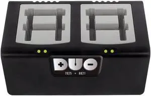 Duo 4-bay Battery Charger compatible with Cisco 8821 and 7925 batteries. Power Supply included