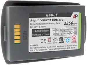 Replacement Battery for Polycom/SpectraLink 8400 Phones. 2350mAh Extended