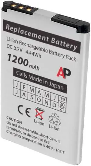 Replacement Battery for EnGenius FreeStyl2 EP-802 Phone. 1200mAh Replacement Battery for EnGenius FreeStyl2 EP-802 Phone. 1200mAh