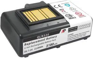 Replacement Battery for Zebra/Comtec QLn320 & QLn220 Printers. 2600mAh