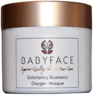 Babyface Blueberry Oxygen Facial Mask - Powerful Antioxidant & Exfoliating, 2.5 oz