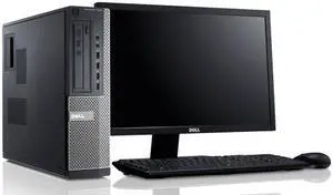 Dell Optiplex 3010 Intel Core i3 Processor, 160g Hard Drive, 4g DDR3 Memory, Windows 7 Professional x64, 17" LCD Monitor with Keyboard and Mouse