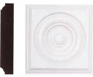 1-1/8X4-1/2 MDF ROSETTE R45MDF