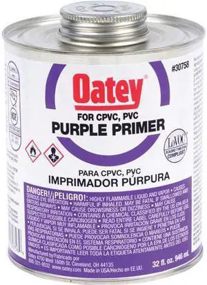 Oatey Quart Purple Primer 30758 Unit: EACH