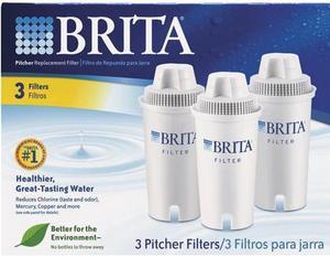 Brita Div of Clorox 3Pk Replacement Filter 35503 Unit: EACH