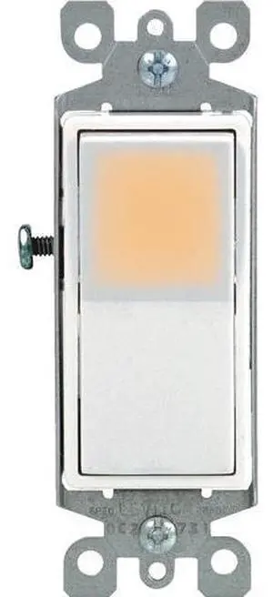 Leviton Wht 1Pole Grnd Switch S12-05611-2WS Unit: EACH